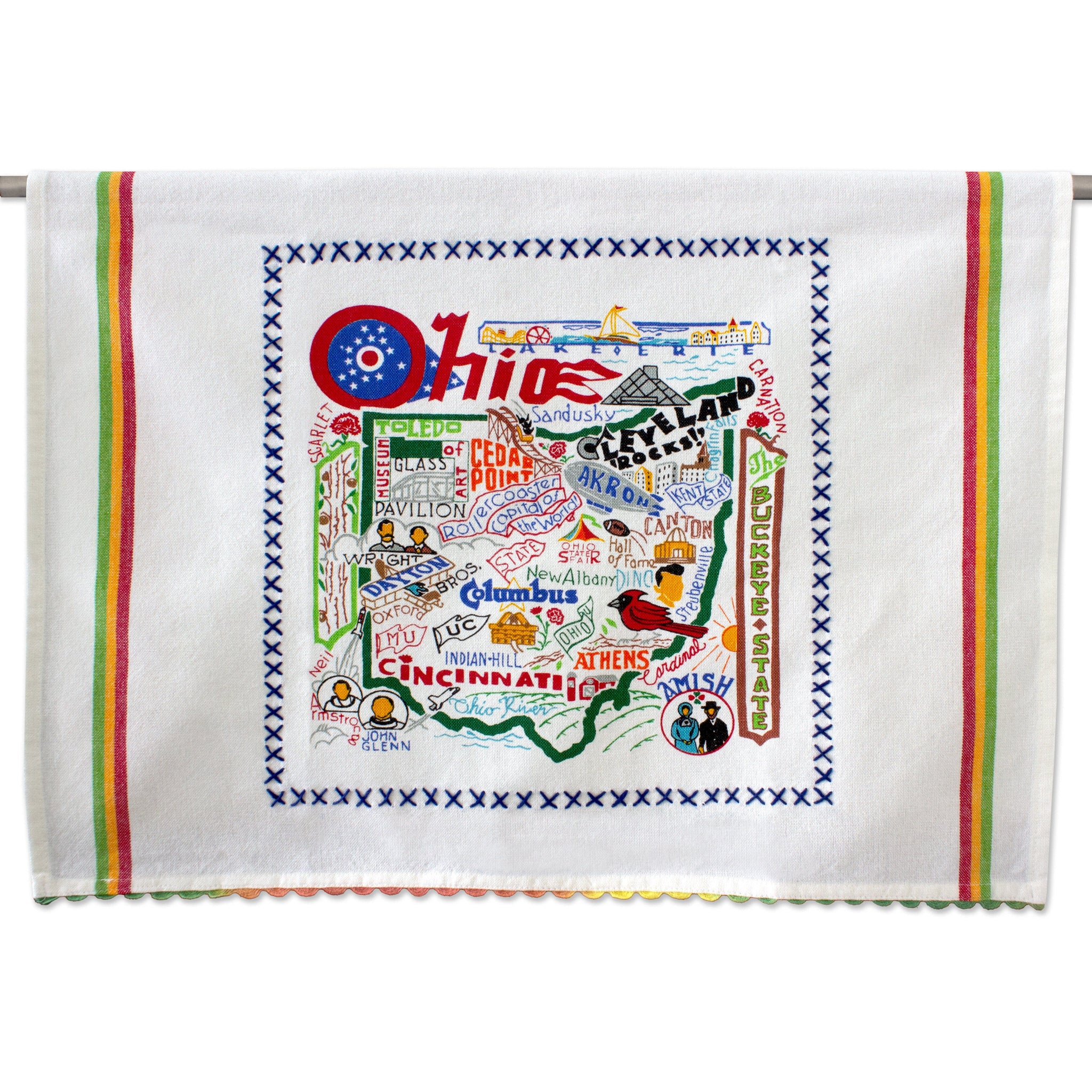 Ohio Dish Towel | State Collection by catstudio – catstudio