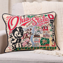 Load image into Gallery viewer, Ohio State University Collegiate Embroidered Pillow Pillow catstudio 
