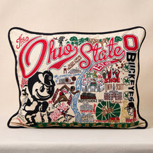 Load image into Gallery viewer, Ohio State University Collegiate Embroidered Pillow Pillow catstudio 
