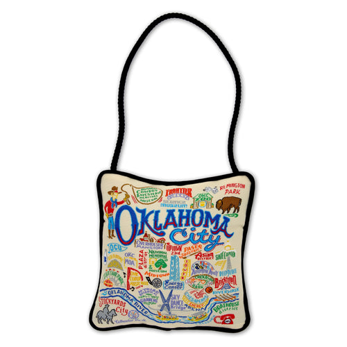 Oklahoma City Mini Pillow Ornament Mini Pillow catstudio