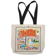 Load image into Gallery viewer, Omaha Tote Bag Canvas Tote Bag catstudio 
