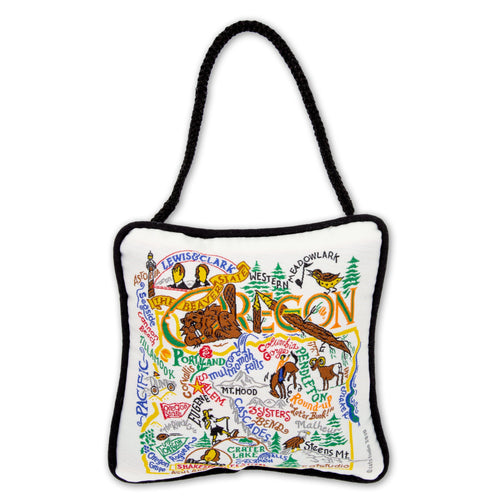 Oregon woven Mini Pillow Ornament by catstudio