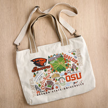 Load image into Gallery viewer, Oregon State University Collegiate Tote Bag Collegiate Collegiate Tote Bag catstudio 
