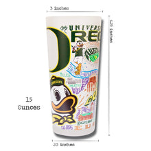Load image into Gallery viewer, Oregon, University of Collegiate Drinking Glass Glass catstudio 
