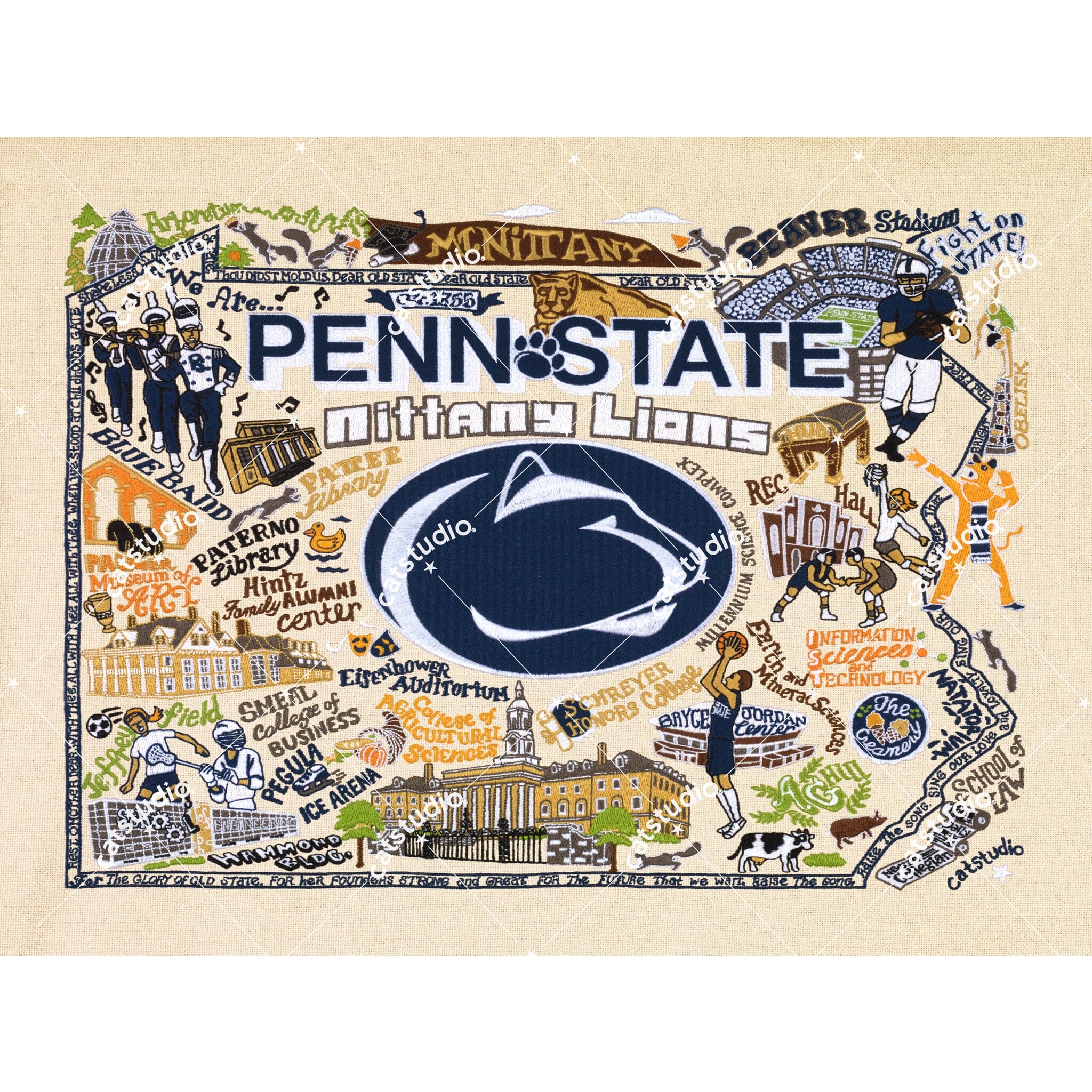 Penn State University Zip Pouch | Collegiate Collection by