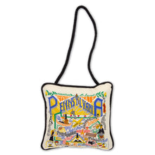 Load image into Gallery viewer, Pennsylvania woven Mini Pillow Ornament by catstudio
