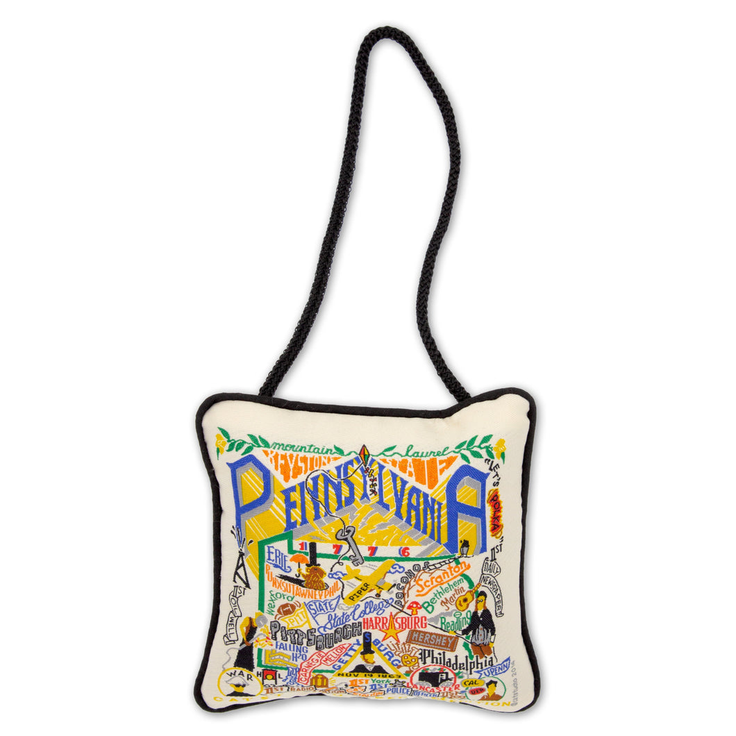 Pennsylvania woven Mini Pillow Ornament by catstudio