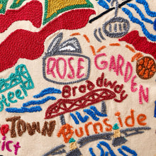 Load image into Gallery viewer, Portland, OR Hand-Embroidered Pillow Pillow catstudio 
