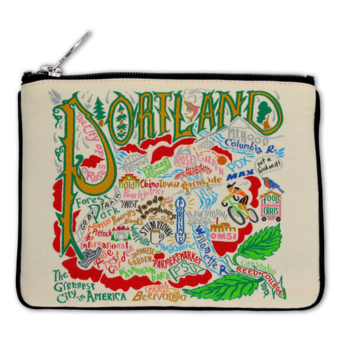 Portland OR Zip Pouch Pouch catstudio