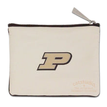 Load image into Gallery viewer, Purdue University Collegiate Zip Pouch Pouch catstudio
