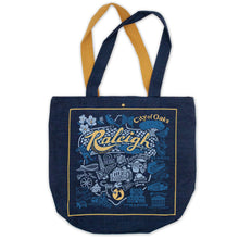 Load image into Gallery viewer, Raleigh Denim Tote Bag Denim Tote Bag catstudio 
