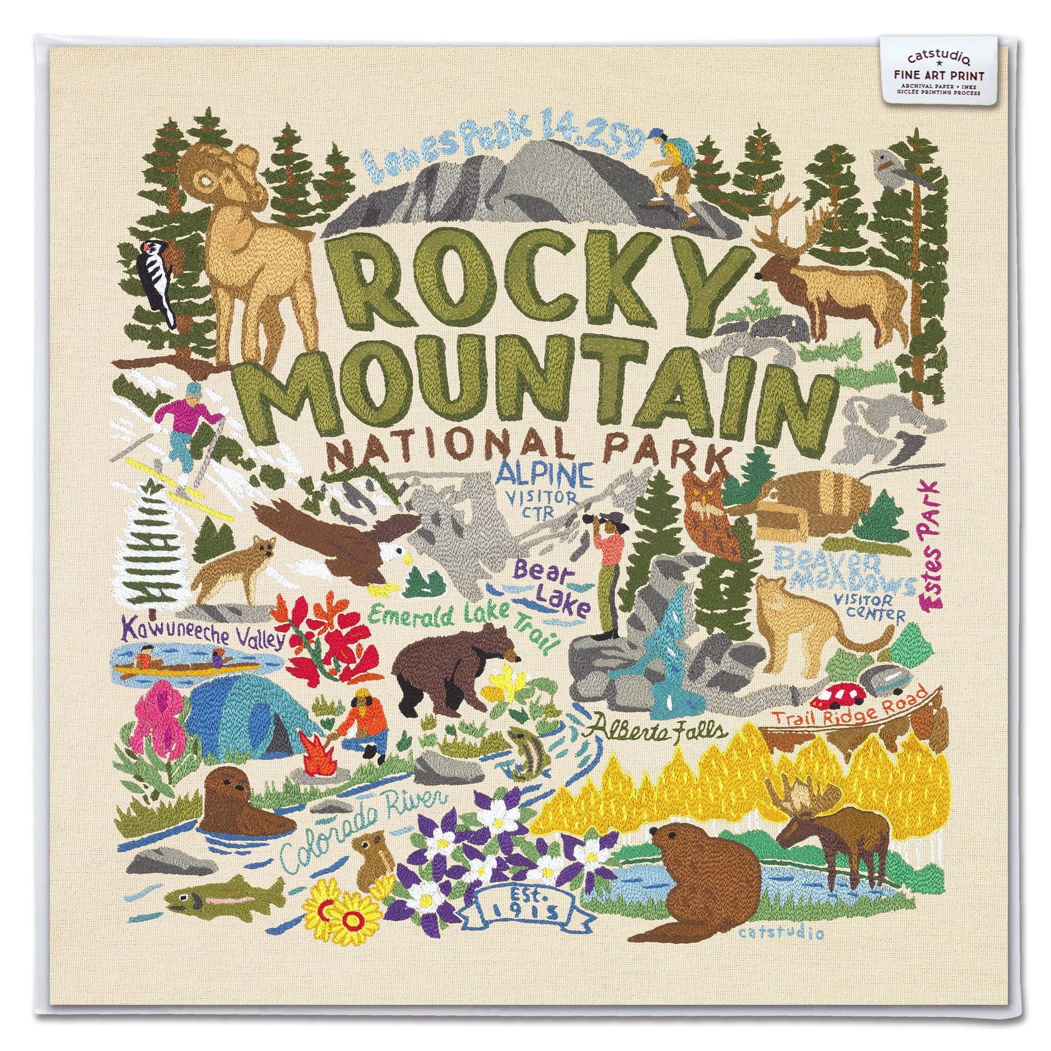 Rocky Mountain National Park Fine Art Print | National Parks