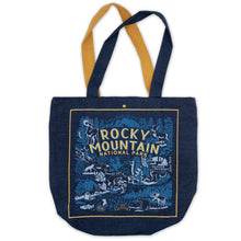 Load image into Gallery viewer, Rocky Mtn Denim Tote Bag Denim Tote Bag catstudio 
