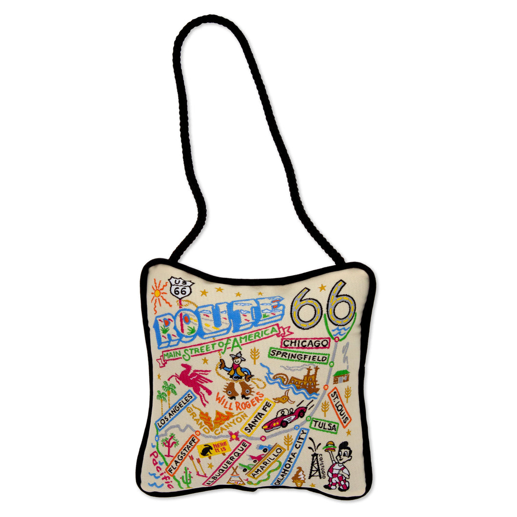 Route 66 Mini Pillow Ornament Mini Pillow catstudio 