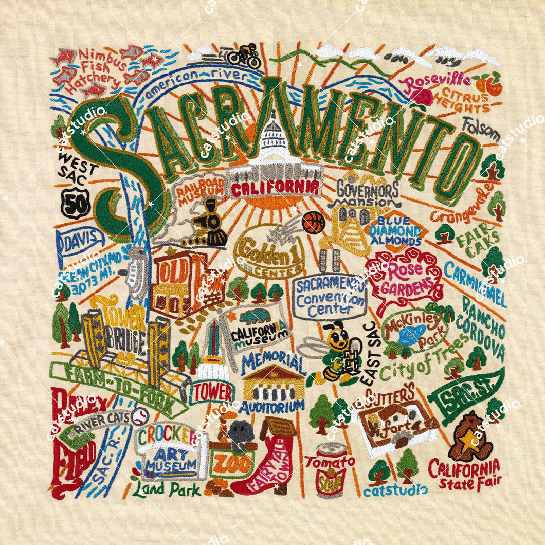 Sacramento Fine Art Print Art Print catstudio