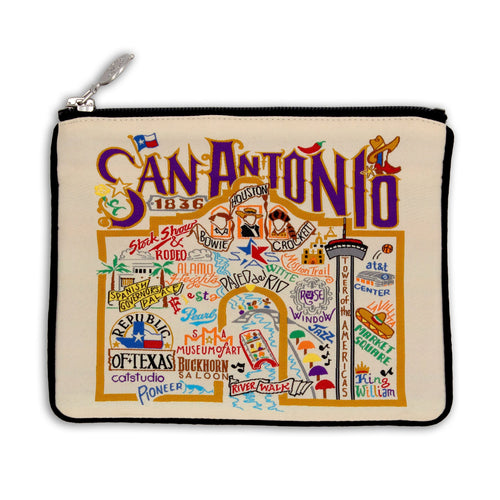 San Antonio Zip Pouch Pouch catstudio