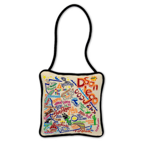 San Diego Mini Pillow Ornament Mini Pillow catstudio