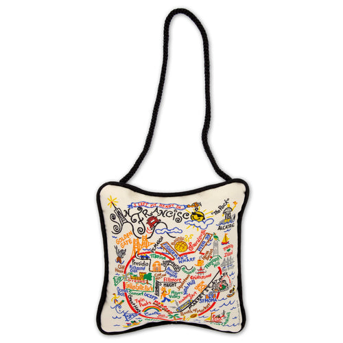 San Francisco Mini Pillow Ornament Mini Pillow catstudio