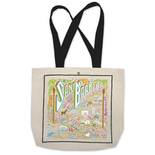 Load image into Gallery viewer, Santa Barbara Tote Bag Canvas Tote Bag catstudio 
