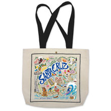 Load image into Gallery viewer, Santa Cruz Tote Bag Canvas Tote Bag catstudio 

