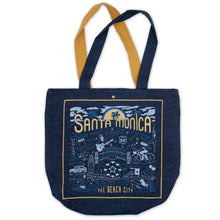 Load image into Gallery viewer, Santa Monica Denim Tote Bag Denim Tote Bag catstudio 
