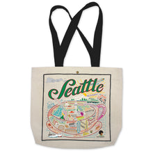 Load image into Gallery viewer, Seattle Tote Bag Canvas Tote Bag catstudio 
