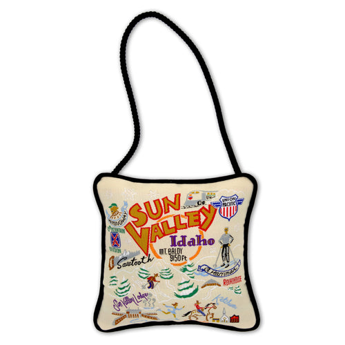 Ski Sun Valley Mini Pillow Ornament Mini Pillow catstudio
