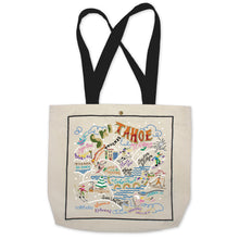Load image into Gallery viewer, Ski Tahoe Tote Bag Canvas Tote Bag catstudio 
