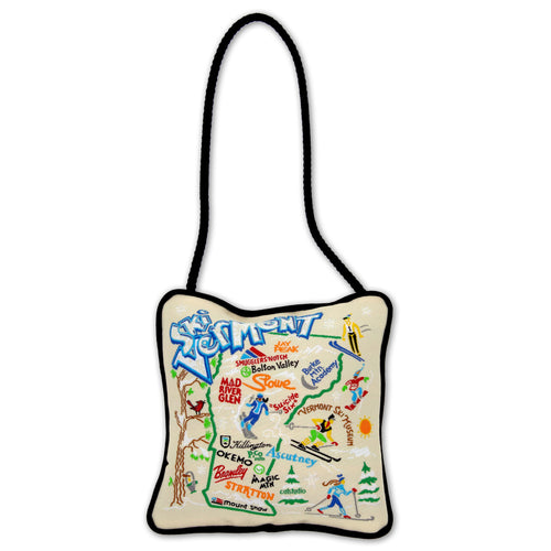 Ski Vermont Mini Pillow Ornament Mini Pillow catstudio