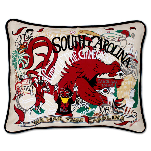 South Carolina, University of Collegiate Embroidered Pillow Pillow catstudio 