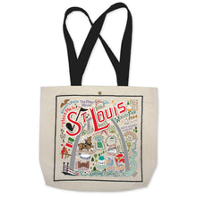 Load image into Gallery viewer, St Louis Tote Bag Canvas Tote Bag catstudio 
