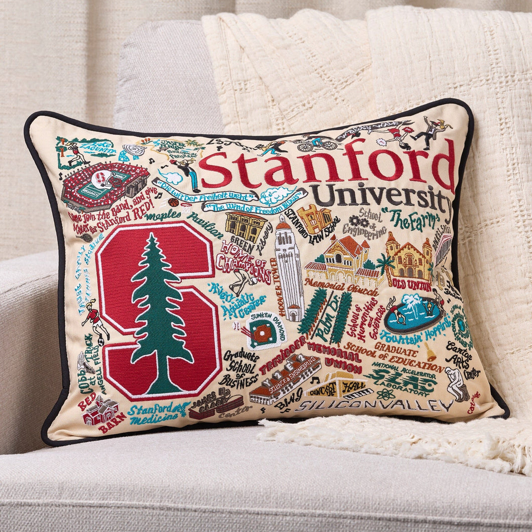 Stanford Embroidered Pillow | Collegiate Collection by catstudio