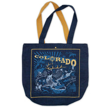 Load image into Gallery viewer, Summer Colorado Denim Tote Bag Denim Tote Bag catstudio 
