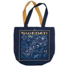 Load image into Gallery viewer, Sweden Denim Tote Bag Denim Tote Bag catstudio 
