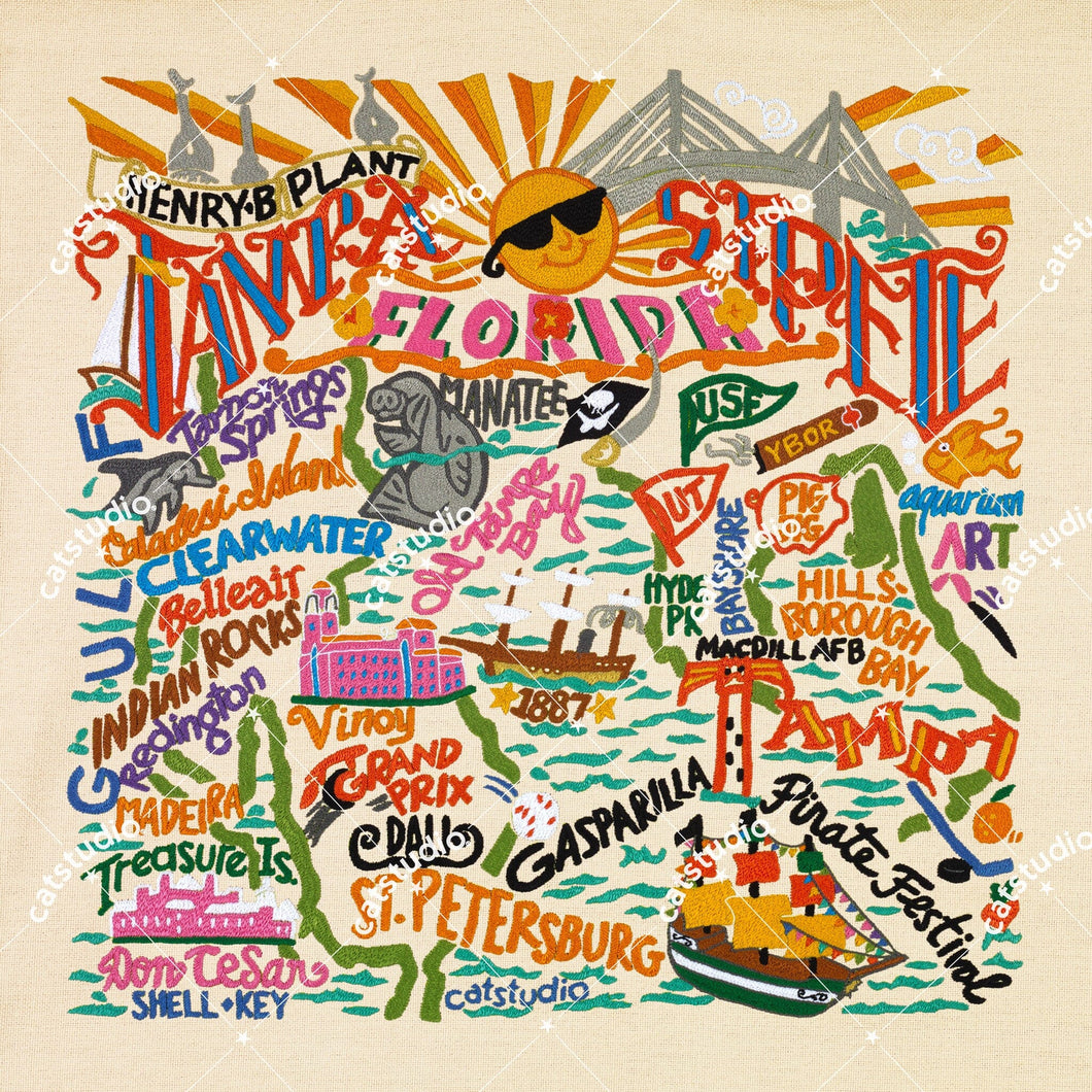 Tampa-St. Pete Fine Art Print Art Print catstudio