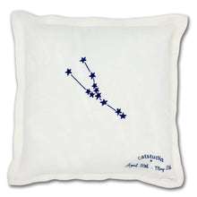 Load image into Gallery viewer, Taurus Astrology Hand-Embroidered Pillow Pillow catstudio

