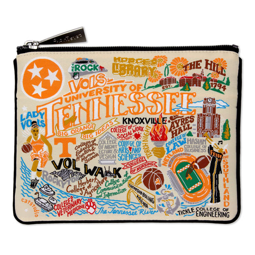 Tennessee, University of Collegiate Zip Pouch Pouch catstudio 