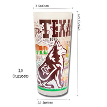 Load image into Gallery viewer, Texas A&amp;M University Collegiate Drinking Glass Glass catstudio
