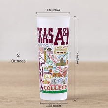 Load image into Gallery viewer, Texas A&amp;M University Collegiate Shot Glass Shot Glass catstudio 
