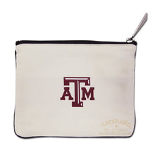 Load image into Gallery viewer, Texas A&amp;M University Collegiate Zip Pouch Pouch catstudio

