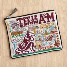 Load image into Gallery viewer, Texas A&amp;M University Collegiate Zip Pouch Pouch catstudio 
