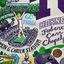 Load image into Gallery viewer, Texas Christian University (TCU) Collegiate Zip Pouch Pouch catstudio 
