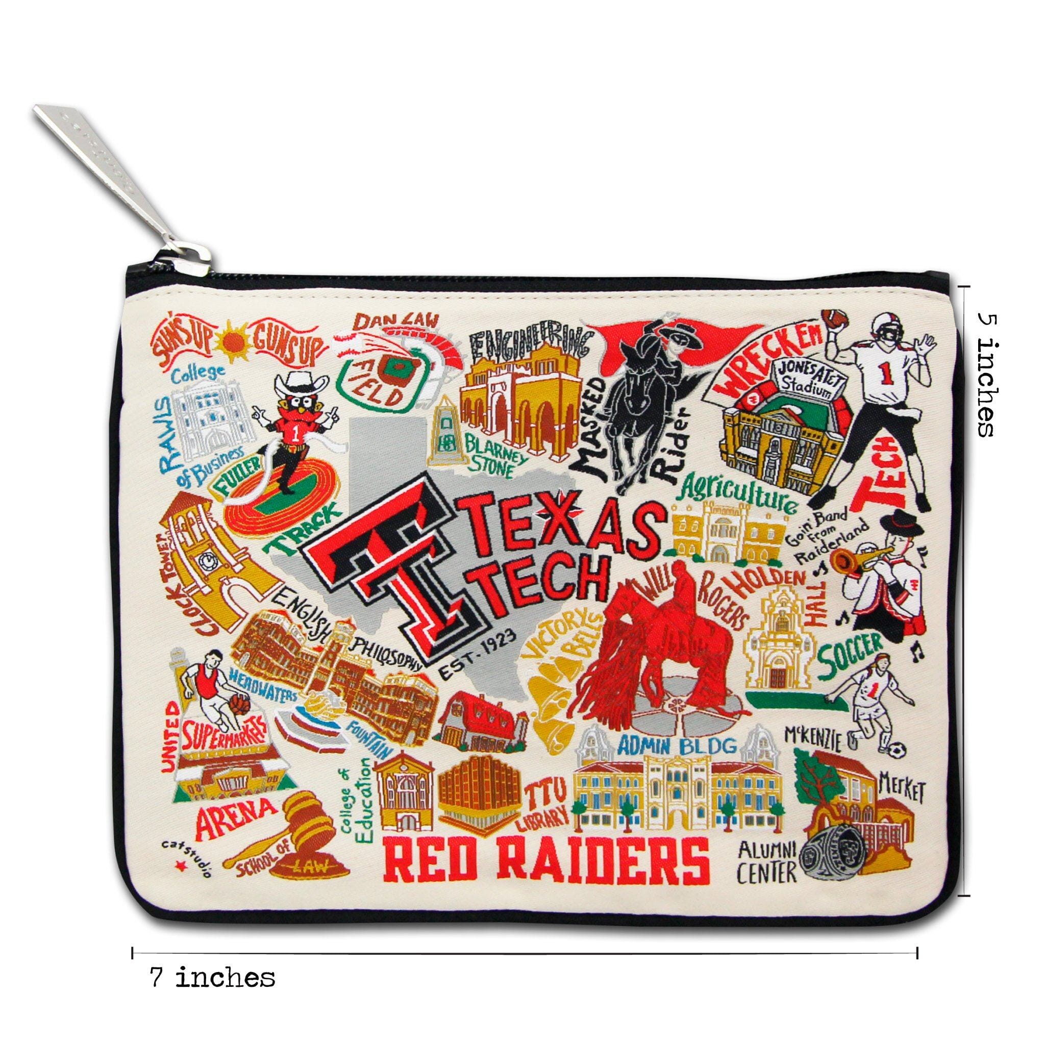 Texas Tech Zip Pouch | Collegiate Collection by catstudio – catstudio