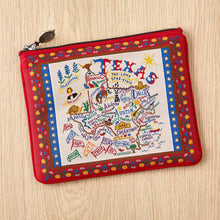 Load image into Gallery viewer, Texas Zip Pouch Pouch catstudio Red 
