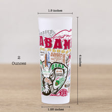 Load image into Gallery viewer, University of Alabama Collegiate Shot Glass Shot Glass catstudio 
