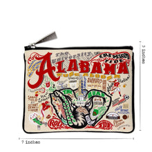 Load image into Gallery viewer, University of Alabama Collegiate Zip Pouch Pouch catstudio
