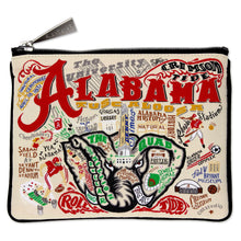 Load image into Gallery viewer, University of Alabama Collegiate Zip Pouch Pouch catstudio
