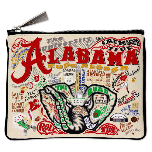 University of Alabama Collegiate Zip Pouch Pouch catstudio