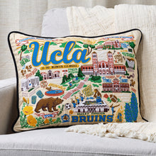 Load image into Gallery viewer, University of California Los Angeles (UCLA) Collegiate Embroidered Pillow Pillow catstudio 

