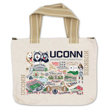 Load image into Gallery viewer, University of Connecticut Collegiate Tote Bag Collegiate Collegiate Tote Bag catstudio 
